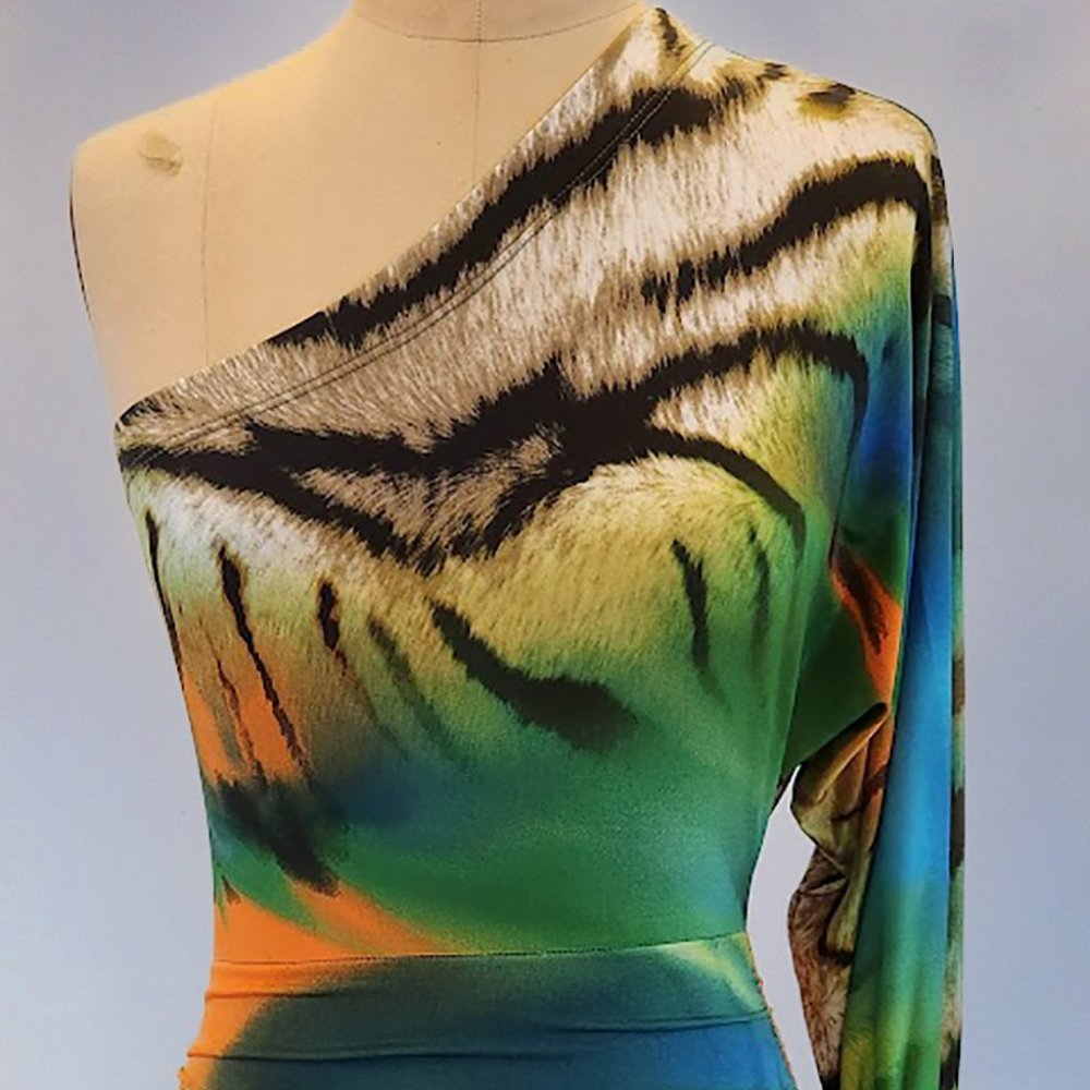 Sexy mini bodycon, 1 sleeve dress, Party dress